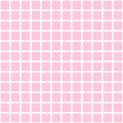 Pink squares background. Mosaic tiles. Seamless vector illustration.