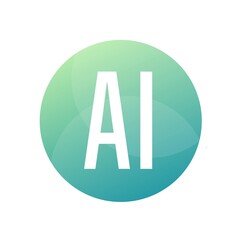 AI Letter Logo Design With Simple style