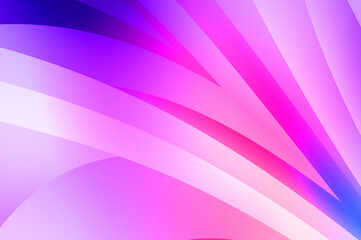 Abstract background with colorful gradient. Vibrant graphic wallpaper with stripes design. Fluid 2D illustration of modern movement.