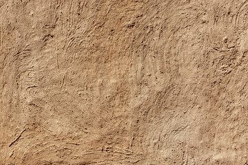 Close-up texture and background of rough sandstone surface in old house architecture
