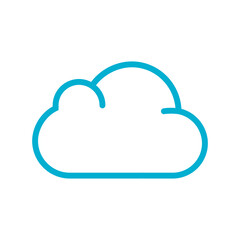 Cluod icon illustration design