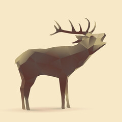 illustration of deer.