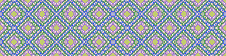 Luxury background in soft colors with small pearls and rhombuses. Seamless vector illustration. 