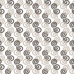 Design seamless spiral dots pattern. Abstract monochrome background. Vector art. Spiral pattern. Fabric pattern. Gift wrap. Paper. Grunge spiral background. Vector pattern with swirls. Template.