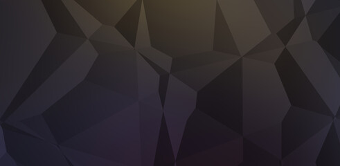 Fototapeta premium Polygonal background. Colorful wallpaper with geometric design. Digital 3d illustration.