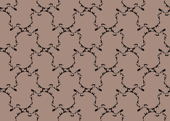 Vector texture background, seamless pattern. Hand drawn, brown, black colors.