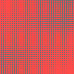 Pop art creative concept colorful comics book magazine cover. Polka dots red background. Cartoon halftone retro pattern. Abstract template design for poster, card, sale banner, empty bubble.