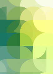 Layers of circular shapes creating a colorful and vibrant design. Digital illustration of circles layout. Futuristic design template.