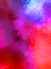 Artistic vibrant and colorful wallpaper.Brushed Painted Abstract Background. Brush stroked painting.