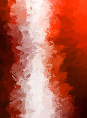 Painted composition with vibrant brush strokes. Textured colorful painting. Paint brushed wallpaper.