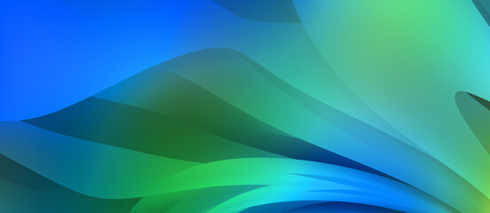 Abstract background with colorful gradient. Vibrant graphic wallpaper with stripes design. Fluid 2D illustration of modern movement.