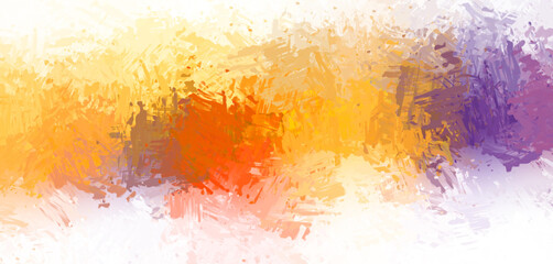 Brushed Painted Abstract Background. Brush stroked painting. Artistic vibrant and colorful wallpaper..