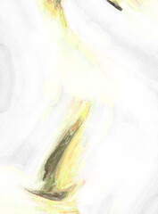 Contemporary art. Hand made painting. Modern artwork. Painting with brushstrokes of watercolor on surface. 2d illustration. Artistic background image. Abstract painting on canvas. Colorful texture.