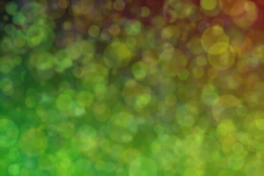 Nice background with light and dark green colors and their mixture in different channels. Gradient with bokeh