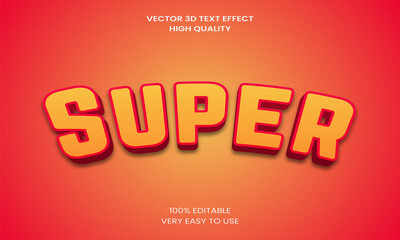 Super 3d Editable Text Effect Styles Premium Vector