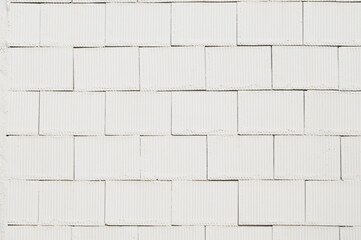 白色のブロック壁