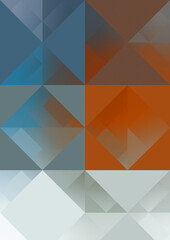 Fototapeta premium Geometric background of minimalist design. Abstract creative concept illustration.