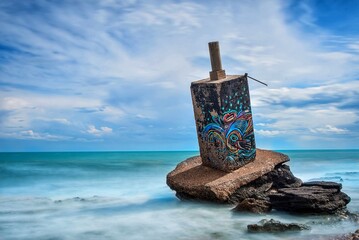 Fototapeta premium anchor on the pier