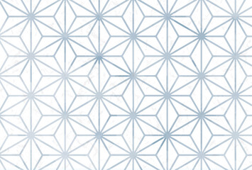 和風素材　伝統　麻の葉