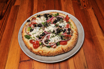 Delicious Italian Vegetarian Pizza