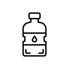 Black line icon for mineral