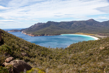 Fototapeta na wymiar Wineglass Bay, Freycinet National Park Tasmania