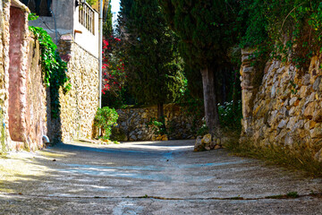 Camino hacia la ermita del calvario en Borriol