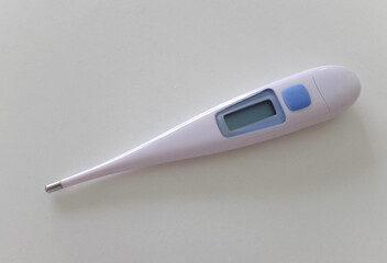 digital thermometer isolated on white