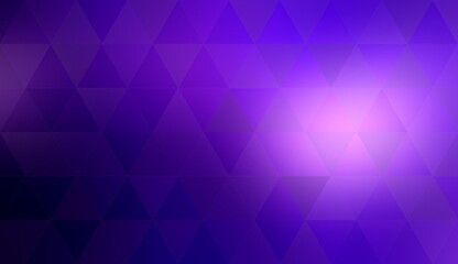 Deep blue triangular gloss background. Abstract close up geometric pattern.