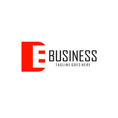 the letter B logo in the orange box and the word business next to it