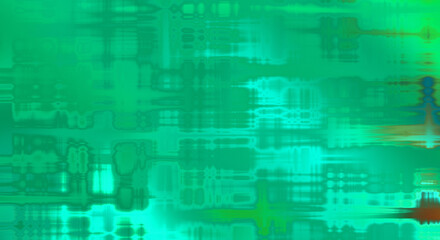 Abstract background. Geometrical elements on aged grunge texture. Graphic illustration with different color patterns.