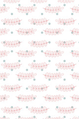 branches seamless pattern