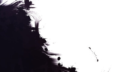 Wall art. Unique and creative illustration. Brush stroked painting. Abstract background of colorful brush strokes. Brushed vibrant wallpaper. Painted artistic creation.