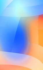 Abstract background with colorful gradient. Vibrant graphic wallpaper with stripes design. Fluid 2D illustration of modern movement.