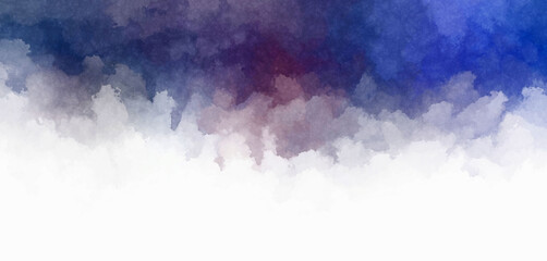 Watercolor painted background. Abstract Illustration wallpaper. Brush stroked painting. 2D Illustration.