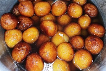 Gulabjamun indian sweet dish