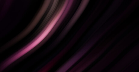 Colorful smooth lines on black background. Liquid and fluid vibrant color waves flowing in the dark. Graphic illustration for wallpaper, banner, background, card, book, cover, poster, banner, brochure