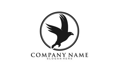 Eagle elegant vector logo