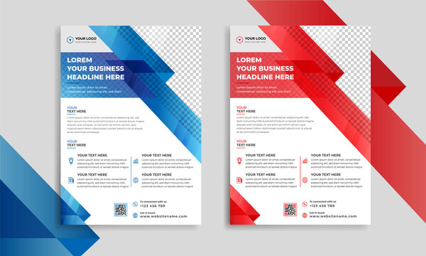 Creative corporate business Flyer A4 template. For a report and brochure design, flyer, leaflets decoration for printing and presentation.