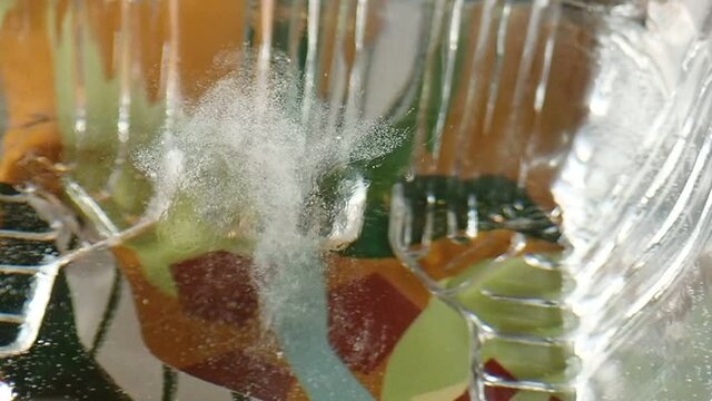 Fruit salt soluble in clear water