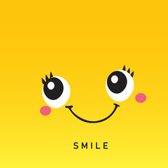 Smile icon Logo Vector Template Design