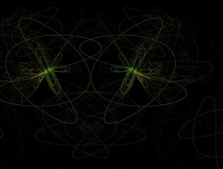 Imaginatory fractal background generated Image