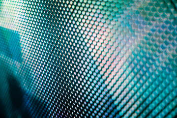 CloseUp LED blurred screen. LED soft focus background. abstract background ideal for design.