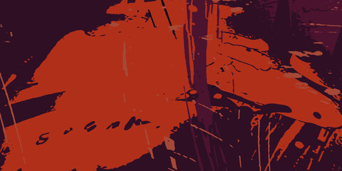 Abstract color painting background. Ink pattern illustration. Contemporary and modern texture. Creative and artistic wallpaper. Artistic wall with brushed shapes design. Urban Grunge.