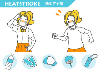 熱中症対策_熱中症予防_アイテムセット_女の子