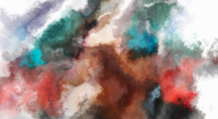 Obraz premium Watercolor painted background. Abstract Illustration wallpaper. Brush stroked painting. 2D Illustration.