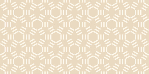Simple geometric background. Geometric pattern on a beige background. Seamless pattern, texture. Vector image