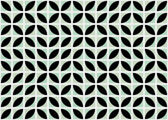 Abstract Geometric Pattern generative computational art illustration
