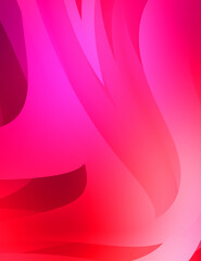 Abstract background with colorful gradient. Vibrant graphic wallpaper with stripes design. Fluid 2D illustration of modern movement.