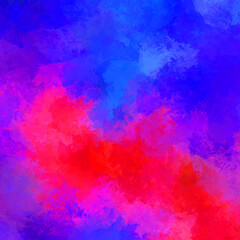 Obraz premium Wall art. Unique and creative illustration. Brush stroked painting. Abstract background of colorful brush strokes. Brushed vibrant wallpaper. Painted artistic creation.